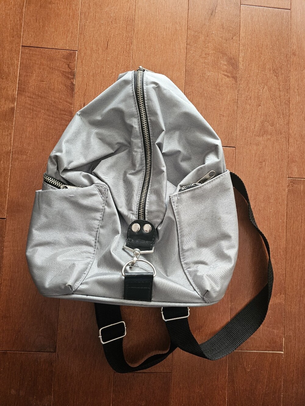 Silver Mini Backpack - Stylish Everyday Carry